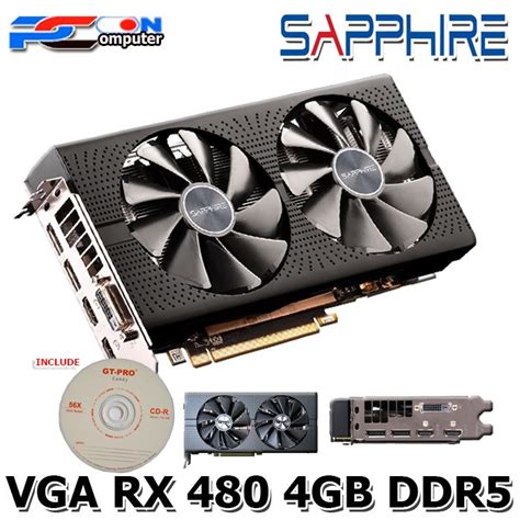 Jual Vga Card Amd Radeon Rx Shappire Gb Bit Ddr Gaming Vga