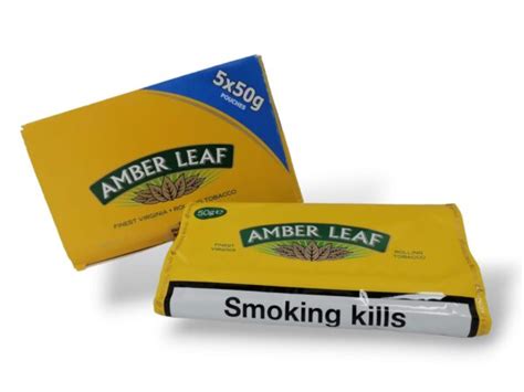 Tabaco Amber Leaf 5 X 50g 2369 Green Panther