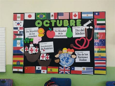 Periódico Mural Octubre Reading Bulletin Boards Classroom Board Classroom Decor School Diy