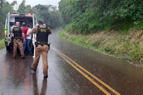 Grave acidente tira vida de motorista na PR 364 na Curva do Japonês