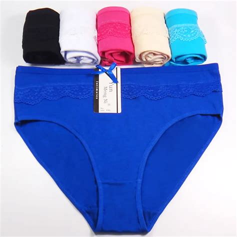 6pcs Lot 95 Cotton New Arrive Women Underwear Plus Size 4xl Panties