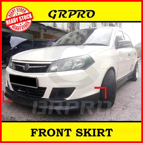 Proton Saga Flx Mivec Front Skirt Front Bodykit Front Lip Without