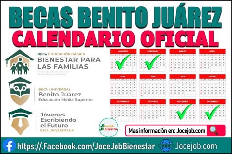 ≫ 🎓📅 Calendario De Pago De Las Becas Benito Juárez 2024 2025 ¡planifica Tu Futuro Educativo Con