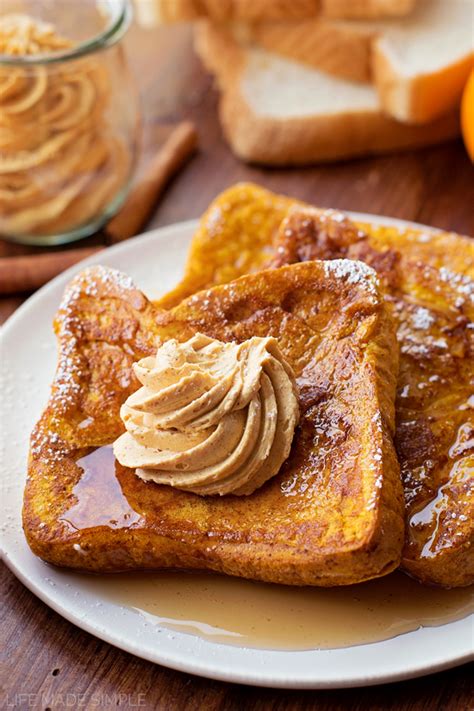 Pumpkin French Toast {just 5 Minutes To Prep } Life Made Simple