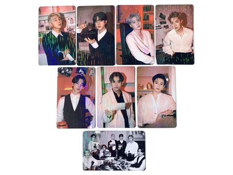 Bts Proof Lucky Draw Powerstation Holographic Photocards Etsy