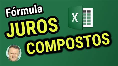 Fórmulas De Juros Compostos No Excel Aprenda A Usar A Fórmula E As Funções Do Excel Youtube