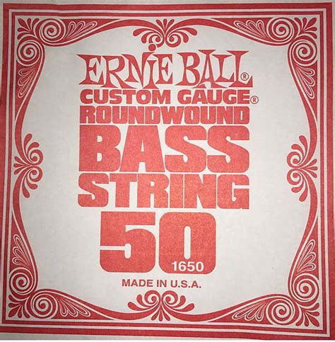 050 Ernie Ball Custom Gauge Roundwound Electric Bass Reverb