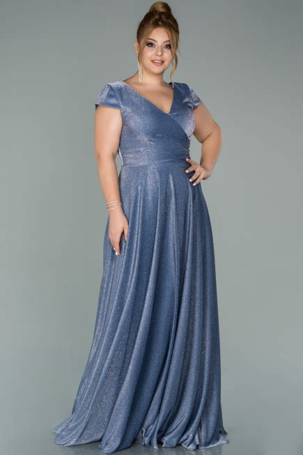 Long Black Plus Size Evening Dress ABU1622 Abiyefon