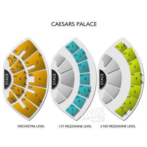 Caesars Palace A Seating Guide For The Premier Las Vegas Venue