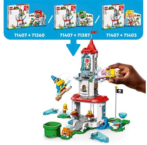 LEGO Super Mario 71407 Katzen-Peach-Anzug und Eisturm – Erweite