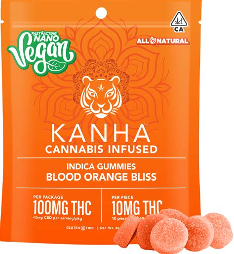 KANHA KANHA VEGAN NANO Blood Orange Bliss Indica 100mg THC 10