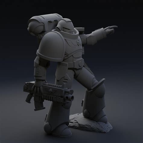 Free Stl File Space Marine 03 🛰 ・3d Printable Design To Download・cults