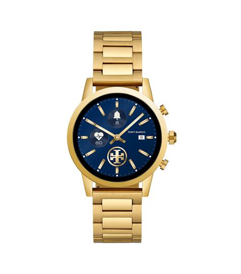 Total Imagen Tory Burch Silver And Gold Watch Abzlocal Mx