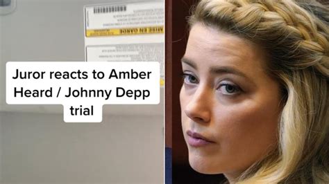 Johnny Depp V Amber Heard ‘juror Breaks His Silence In New Tiktok