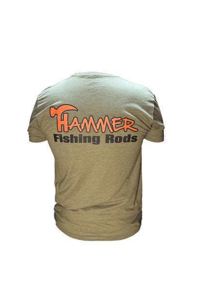 Next Level | Logo T-Shirt - Olive Drab/Orange – Hammer Rods