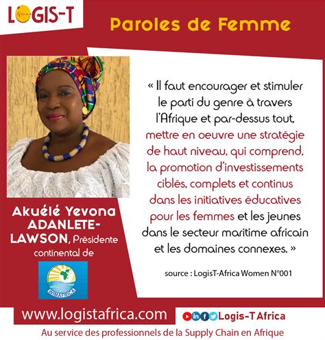 Paroles De Femme 002 Logistafrica