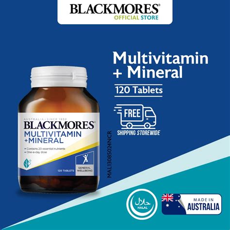 Blackmores Multivitamin Mineral 120s Helps Supplement An Unbalanced