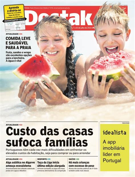 Capa Jornal Destak Capa De Hoje