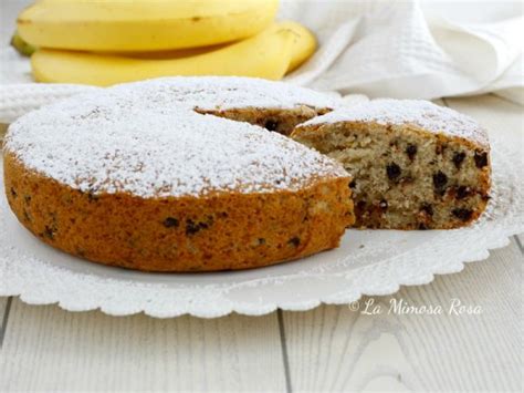 Torta Alle Banane Senza Uova Con Gocce Di Cioccolato Senza Burro