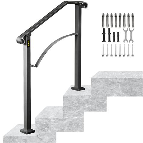 Buy Happybuy Handrails For Outdoor Steps Fit 2 Or 3 Steps Outdoor