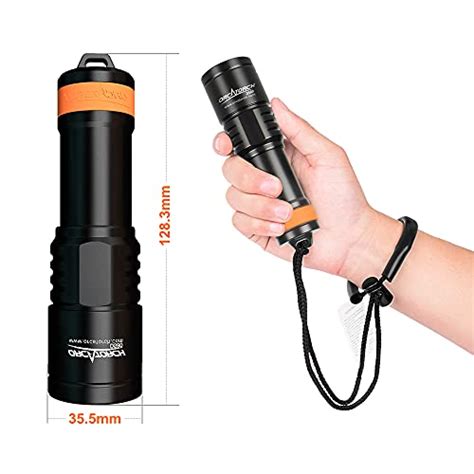 Orcatorch D Scuba Dive Light Max Lumens Underwater Flashlight