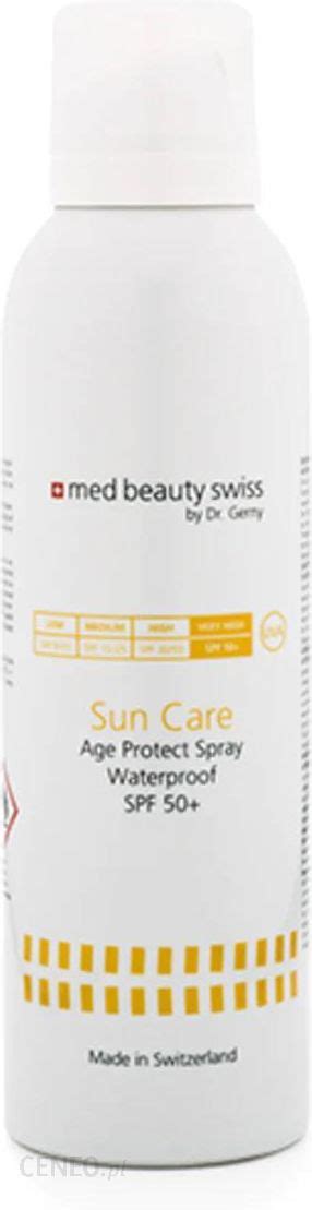 Med Beauty Swiss Sun Care Age Protect Spray Spf50 Waterproof 150ml