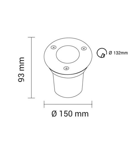 Foco Led Suelo W Empotrable K Ip