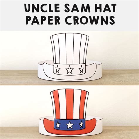 Printable Uncle Sam Hat