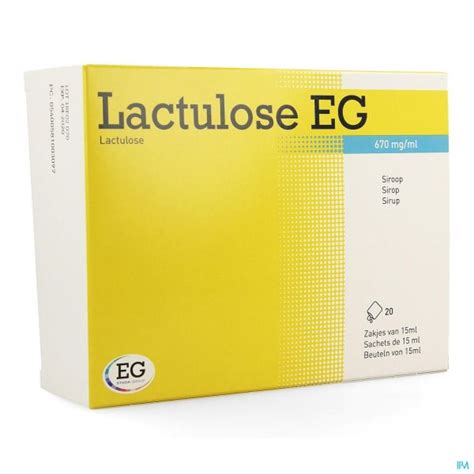 Lactulose Eg Sirop 20 X 15 Ml Constipation Pharmacodel Votre