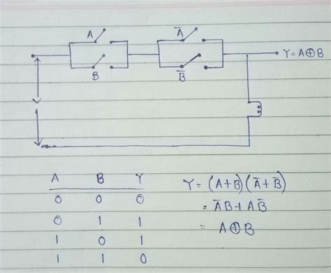 Electrical Circuit Of Xnor Gate - Circuit Diagram