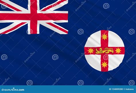 Flag Of New South Wales Stock Illustration Illustration Of Stars