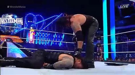 The Undertaker Vs Roman Reigns Wrestlemania V Deo Dailymotion