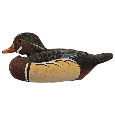 Vintage Wood Duck Drake Decoy A Collectible Gem For Bird Enthusiasts