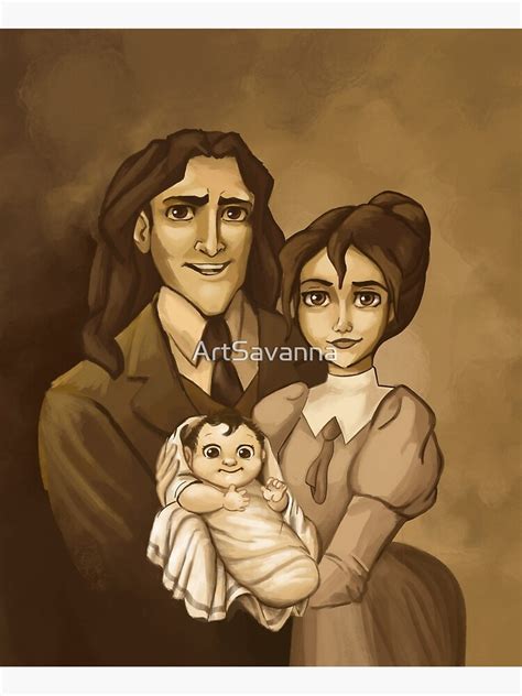 "Jungle Family Portrait - 2 " Poster by ArtSavanna | Redbubble