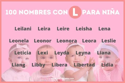 Nombres Con L Para Ni A Origen Y Significado Poder Mam