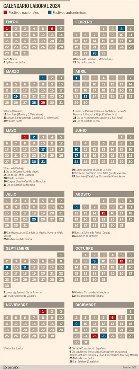 Calendario Laboral Estos Son Los Pr Ximos Festivos Y Puentes Que