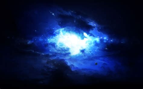 Blue Nebula Wallpaper - WallpaperSafari