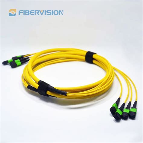 96 Cores OM3 OM4 Multi Mode MTP MPO Optic Fiber Trunk Cable Breakout