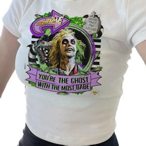 Beetlejuice Crop Tank Beetlejuice Set Never Trust The Living Crop