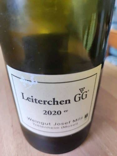 Weingut Josef Milz Leiterchen Gg Vivino Us