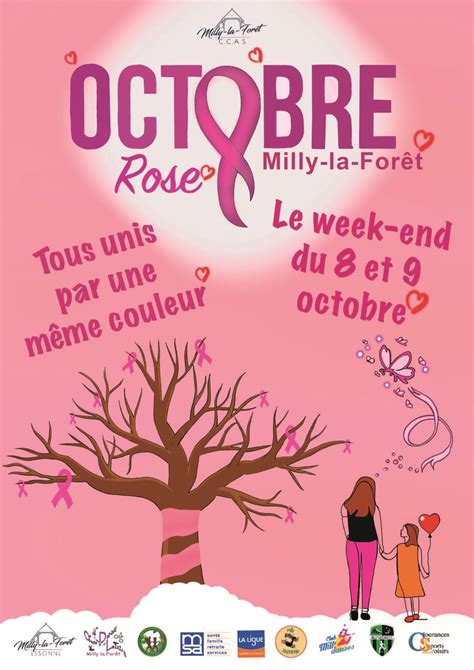 Octobre Rose Affiche Programme Page Mairie D Oncy Sur Ecole