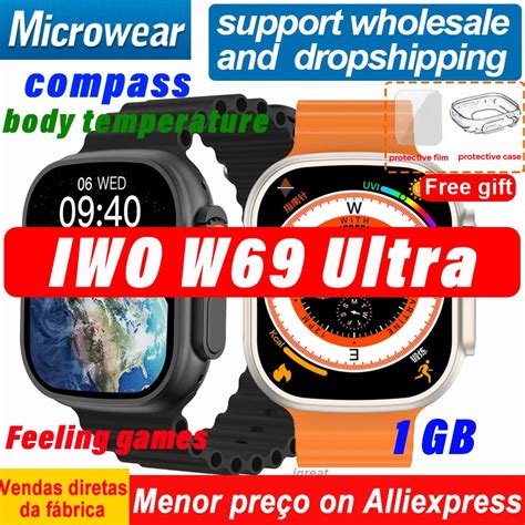 Microwear W Ultra Smart Watch Gb Rom Mm Ultra Series Compass Gps