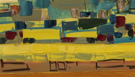 Abstraction, Oil Painting, Simple Art Stock Image - Image of concept ...