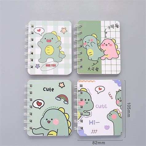 Jual Aimilo 4 PCS Notebook Mini A7 Buku Motif Lucu Buku Mini A7