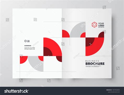 Booklet Design Template Creative Business Brochure Stock Vector ...