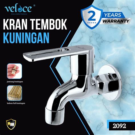 Jual Veloce Keran Tembok Taman Cuci Tangan Kran Kamar Mandi Putar Bahan