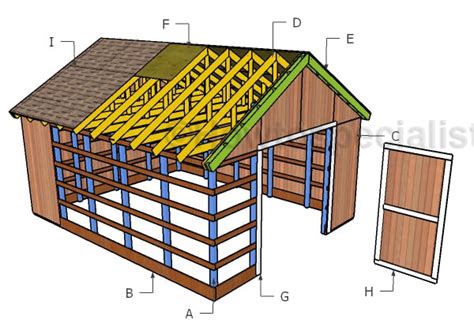 16x20 Pole Barn Roof Plans | HowToSpecialist - How to Build, Step by ...