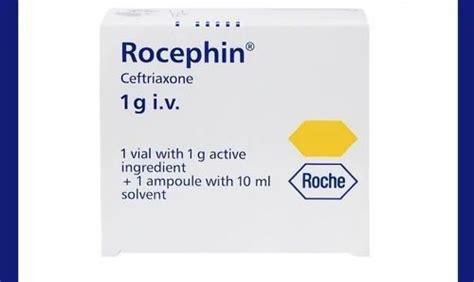 Rocephin Ceftriaxone Injection, 1 gm at best price in Ghaziabad | ID ...