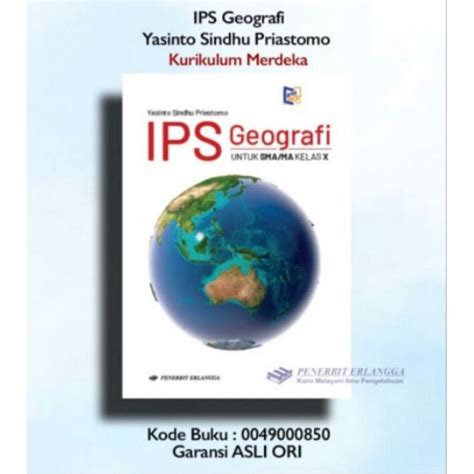 Buku IPS Geografi X SMA Kelas 10 Kurikulum Merdeka Erlangga Lazada