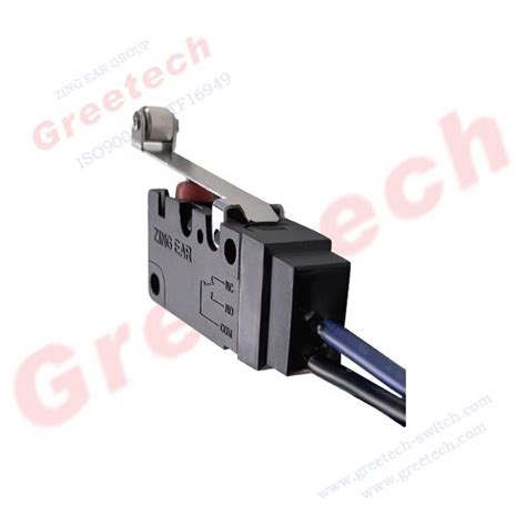 China Customized Basic Micro Switch With Roller Lever And Wires